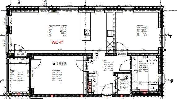 Etagenwohnung Oldenburg Alexandersfeld - 3 Zimmer, 95 m&sup2;, 1.435&euro; | Angebot:26273687