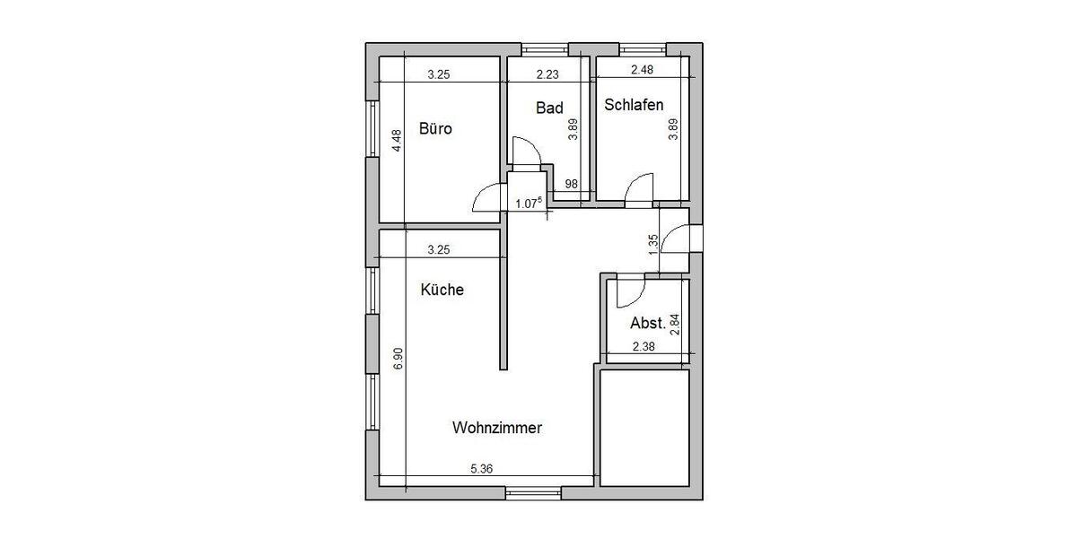 Erdgeschoßwohnung Apen - 3 Zimmer, 84 m&sup2;, 279.850&euro; | Angebot:26942144