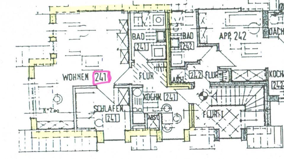 Etagenwohnung Oldenburg Drielaker-Moor - 2 Zimmer, 47 m&sup2;, 150.000&euro; | Angebot:26717241
