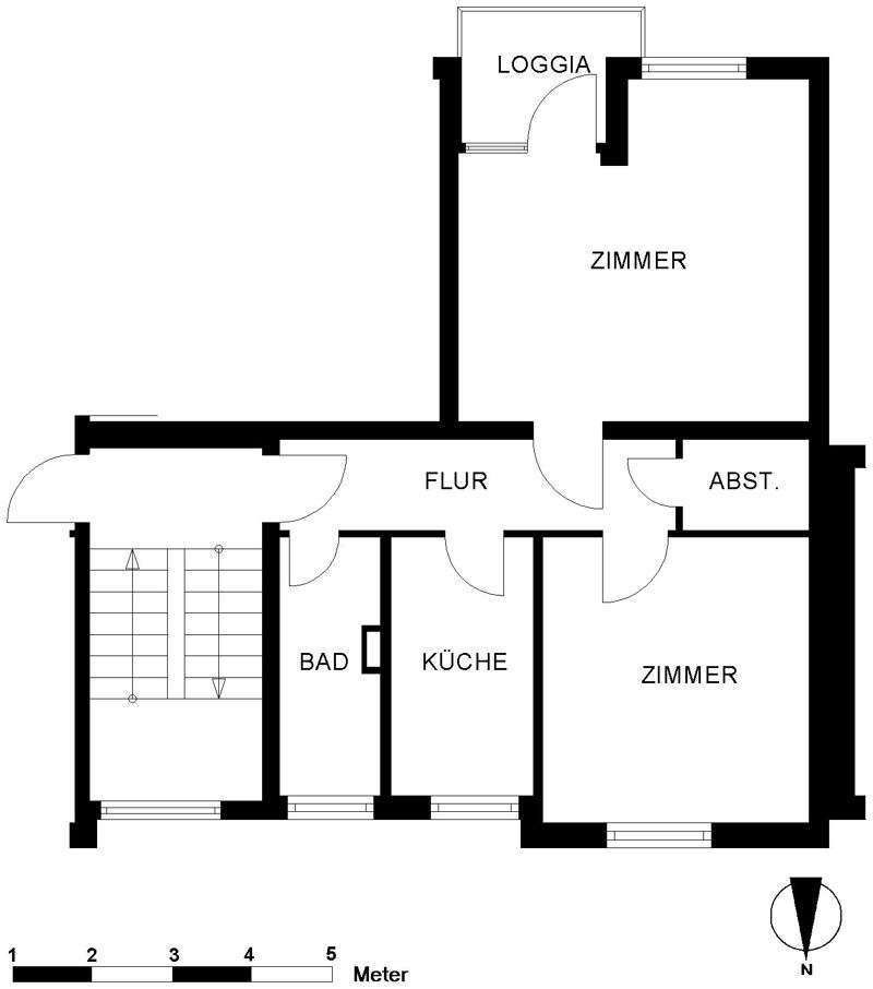 Wohnung zum Mieten in Oldenburg 445 € 50.8 m²