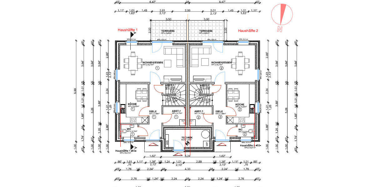 Doppelhaushälfte Wardenburg Wardenburg II-West - 4 Zimmer, 100 m&sup2;, 389.000&euro; | Angebot:26093465