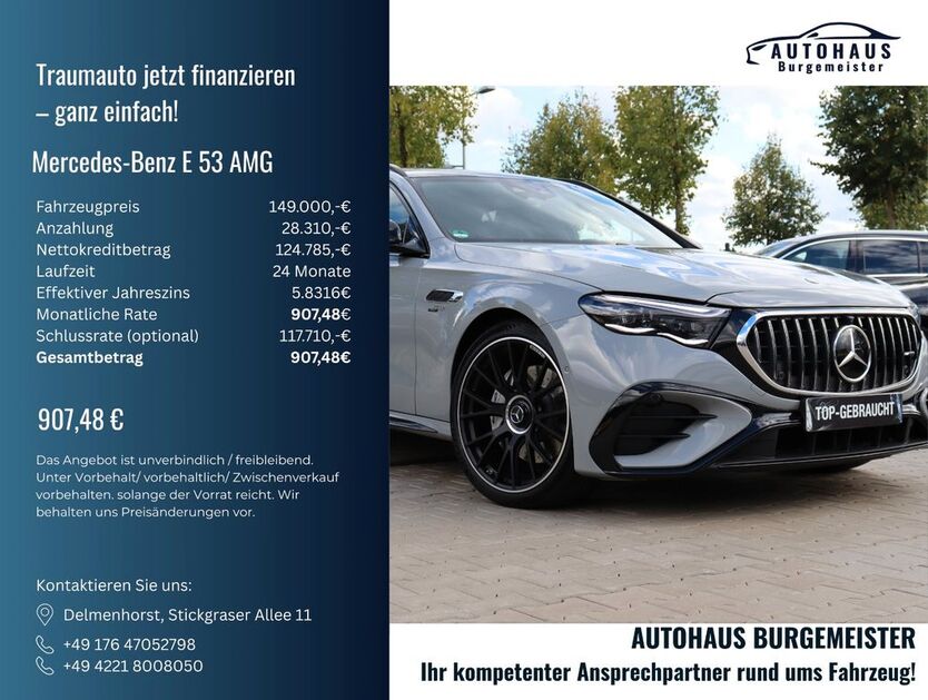 Mercedes-Benz E 53 AMG 11.131 km 149.000 € Delmenhorst 27751