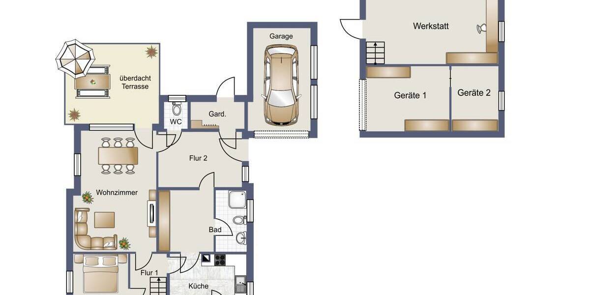 Einfamilienhaus Wardenburg / Achternmeer Westerholt - 6 Zimmer, 189 m&sup2;, 300.000&euro; | Angebot:25799061