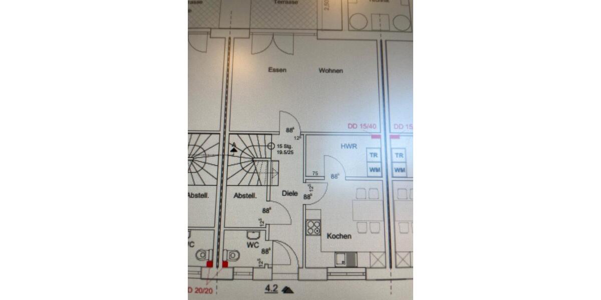 Reihenhaus Bösel - 4 Zimmer, 107 m&sup2;, 1.250&euro; | Angebot:26057333