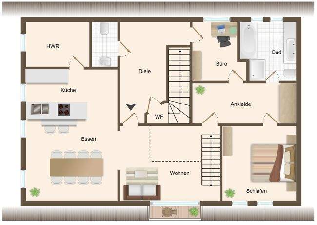 Etagenwohnung Rastede Rastede II - 4 Zimmer, 148 m&sup2;, 399.000&euro; | Angebot:24826058