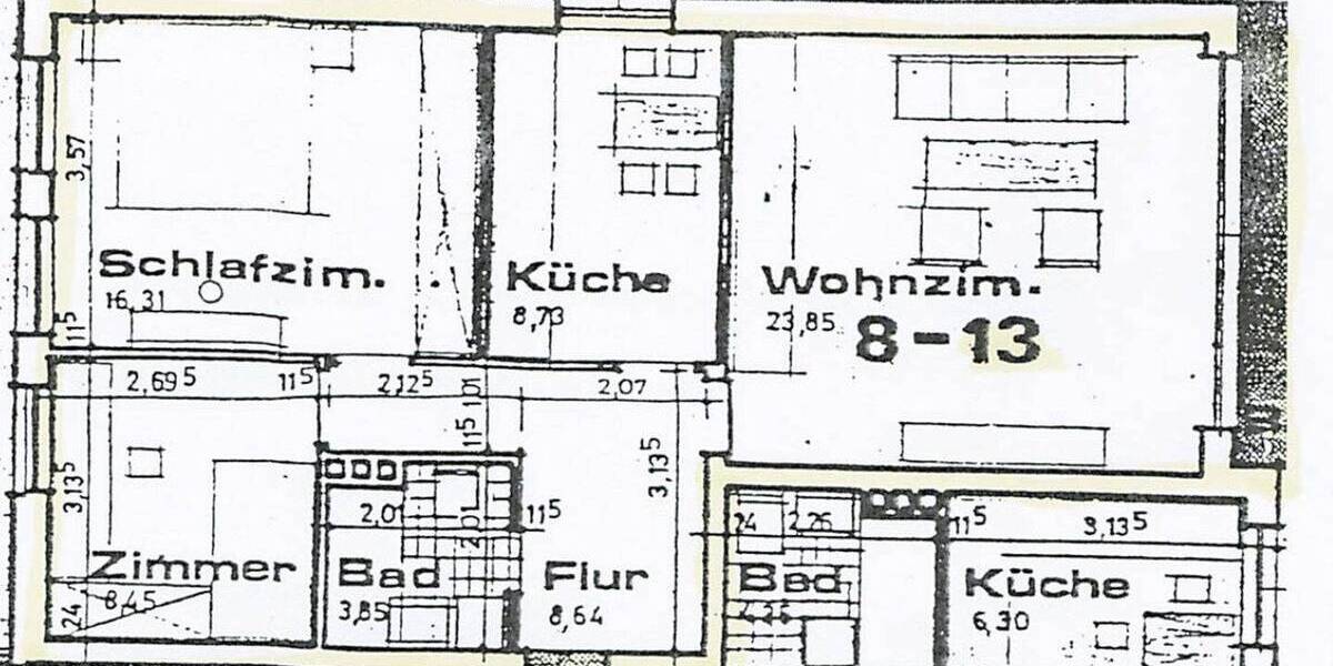 Etagenwohnung Oldenburg Osternburg - 3 Zimmer, 75 m&sup2;, 249.900&euro; | Angebot:26909012