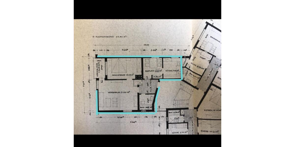 Etagenwohnung Oldenburg Etzhorn - 2.5 Zimmer, 59 m&sup2;, 129.000&euro; | Angebot:26325861