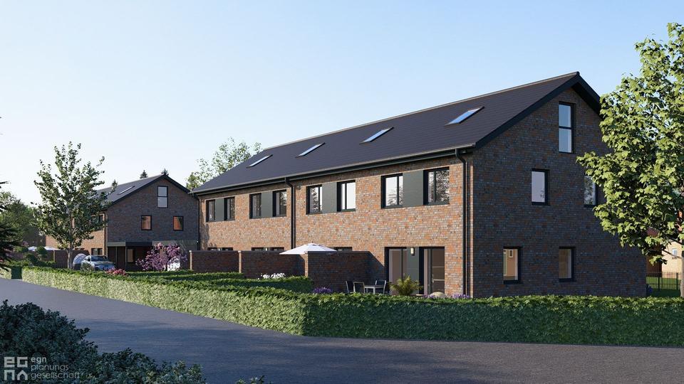 Rastede - Im Göhlen: Neubau-Reihenendhaus mit Einbauküche als Erstbezug 5 zimmer