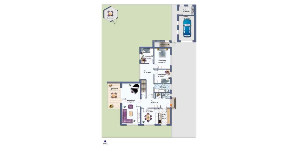 Bungalow Delmenhorst Deichhorst - 5 Zimmer, 130 m&sup2;, 349.000&euro; | Angebot:25692775