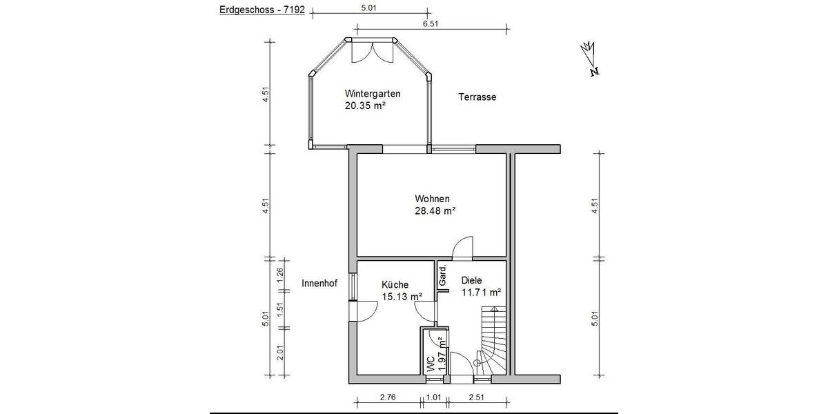 Doppelhaushälfte Edewecht - 3 Zimmer, 121 m&sup2;, 295.000&euro; | Angebot:25995756