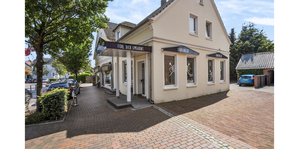 Ganderkesee-Ort Attraktives Ladenlokal in zentraler Lage mit Schaufensterfläche und Stellplatz - Gewerbeobjekt Ganderkesee | Angebot:27071255