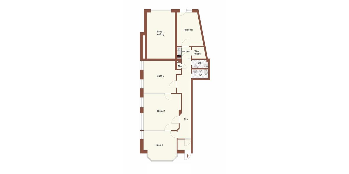 Gewerbeobjekt Oldenburg Dobbenviertel - 1.450&euro; | Angebot:26719582