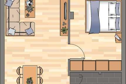 Wohnung zum Mieten in Bremen 444 € 54.92 m² 2 zimmer