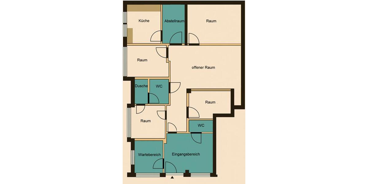 Büro- Praxisfläche in 1A Werbelage von Ofen (Obj.-Nr.: 6549) zimmer