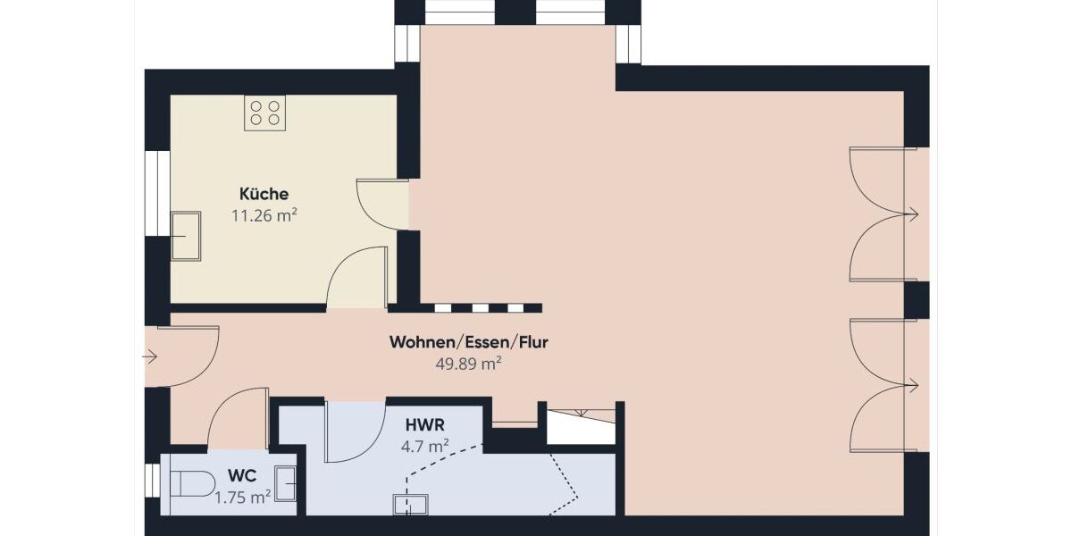 Außergewöhnliches Haus Wohnung über 2 Etagen in ruhiger Lage von Metjendorf-Oldenburg, KFW 70-ModernCarportGarten Wohnen am Rande von Oldenburg - Doppelhaushälfte Wiefelstede / Metjendorf Metjendorf | Angebot:26312135