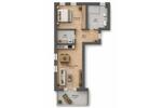 Erdgeschoßwohnung Oldenburg Bloherfelde - 2 Zimmer, 65 m&sup2;, 990&euro; | Angebot:26430077