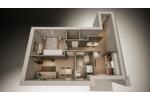 Etagenwohnung Oldenburg Ziegelhof - 1 Zimmer, 13 m&sup2;, 500&euro; | Angebot:26645766