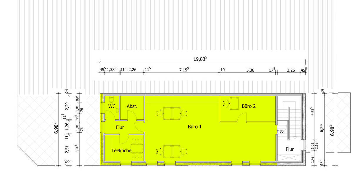 Gewerbeobjekt Bad Zwischenahn Aschhausen - 2 Zimmer, 105 m&sup2;, 1.100&euro; | Angebot:26930388