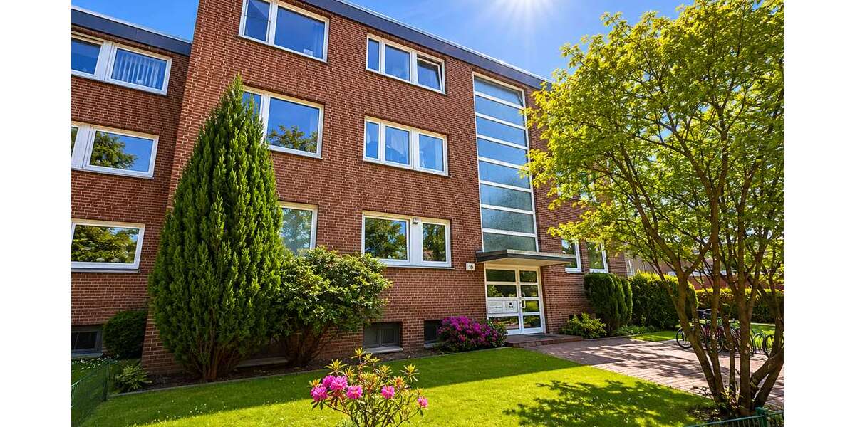 Etagenwohnung Oldenburg Bloherfelde - 2 Zimmer, 61 m&sup2;, 169.000&euro; | Angebot:26803888