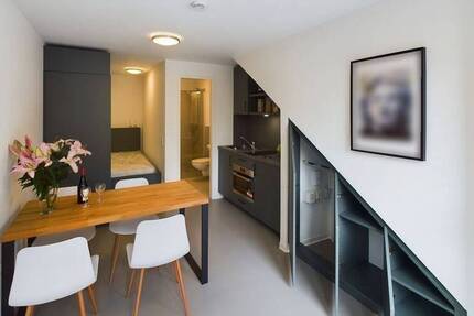 Schicke möblierte 1-Zimmer-Wohnung: ideal für Studierende + Berufseinsteiger | Residence Plus