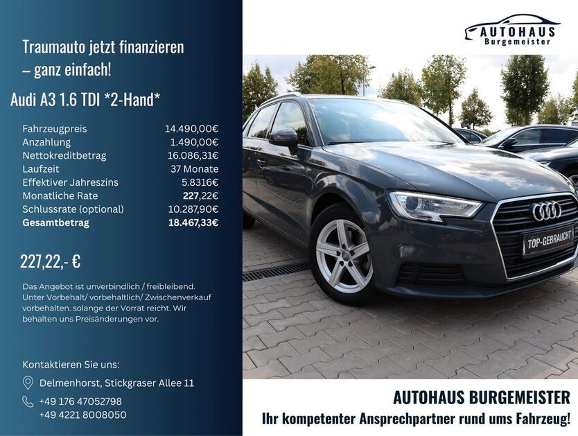 Audi A3 130.670 km 14.490 € Delmenhorst 27751
