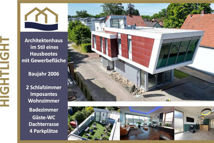 Architektur im Stil eines Hausbootes - Wohnen und Arbeiten für alle, die es Individuell mögen