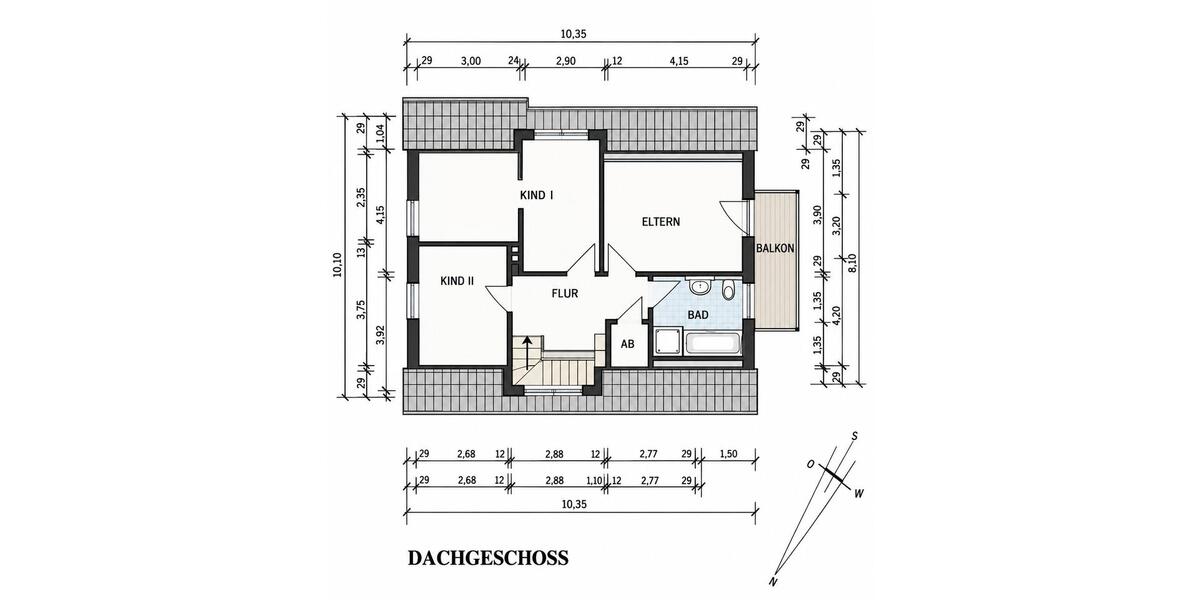Einfamilienhaus Edewecht - 6 Zimmer, 126 m&sup2;, 1.000&euro; | Angebot:27610502