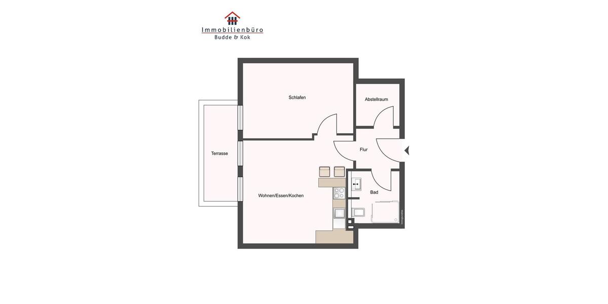 Etagenwohnung Friesoythe - 2 Zimmer, 54 m&sup2;, 720&euro; | Angebot:24996733