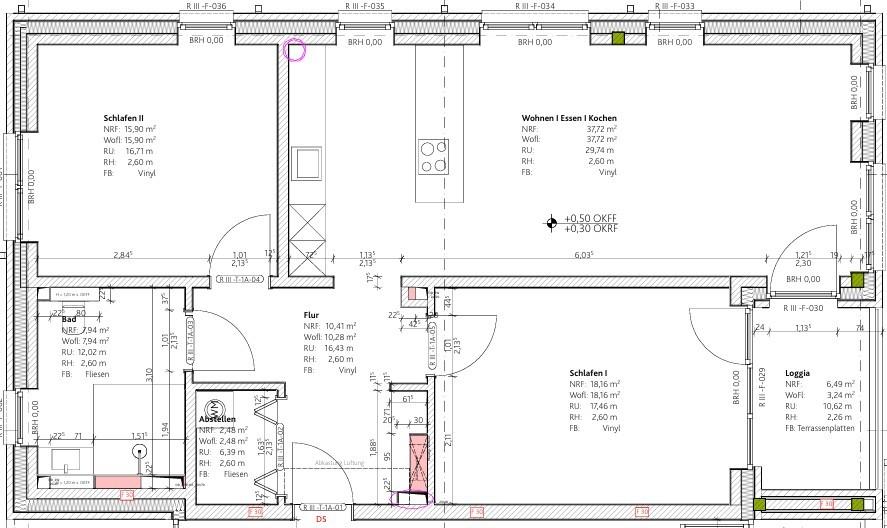 Erdgeschoßwohnung Oldenburg Alexandersfeld - 3 Zimmer, 96 m&sup2;, 1.435&euro; | Angebot:22402210