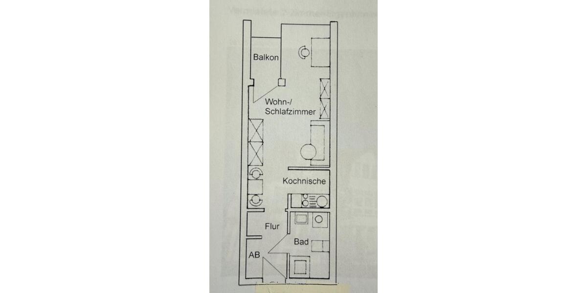 Erdgeschoßwohnung Oldenburg Drielaker-Moor - 1 Zimmer, 32 m&sup2;, 99.500&euro; | Angebot:27096948