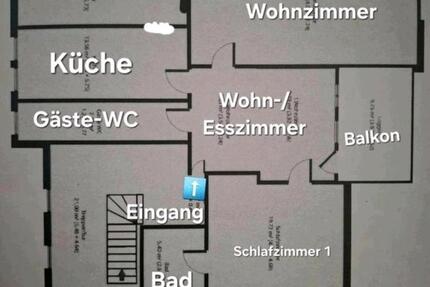 3-Zimmer-Wohnung mit Balkon Zweifamilienhaus 3 zimmer