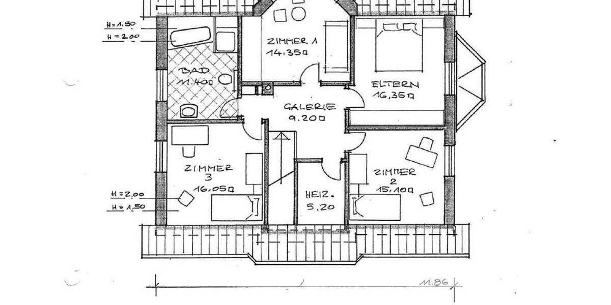 Privatstraße- gepflegtes Einfamilienhaus mit Doppelcarport 6 zimmer