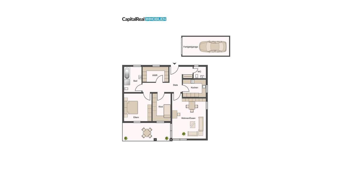 Bungalow Oldenburg Kreyenbrück - 3 Zimmer, 99 m&sup2;, 379.000&euro; | Angebot:25152355