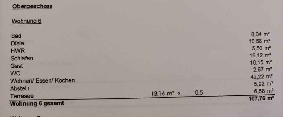 Dachgeschoßwohnung Edewecht - 3 Zimmer, 101 m&sup2;, 344.000&euro; | Angebot:24737877