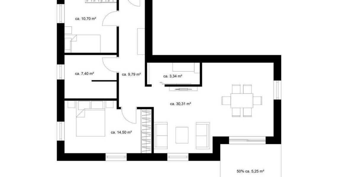 Etagenwohnung Bad Zwischenahn Bad Zwischenahn II - 3 Zimmer, 81 m&sup2;, 399.000&euro; | Angebot:25738412