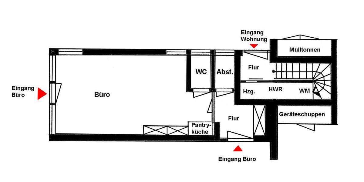 Einzigartiges Architektenhaus in zentraler Lage- Wohnen und Arbeiten für alle, die es exklusiv mögen 4 zimmer
