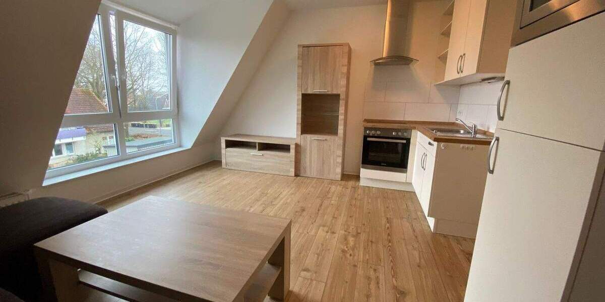 Etagenwohnung Oldenburg Kreyenbrück - 1 Zimmer, 34 m&sup2;, 470&euro; | Angebot:25683916