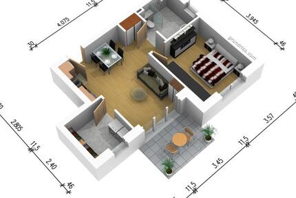 Wohnung Oldenburg Kreyenbrück - 2 Zimmer, 51 m&sup2;, 785&euro; | Angebot:25999983