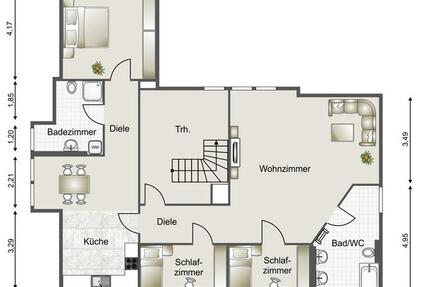 Wohnung Varel - 4 Zimmer, 111 m&sup2;, 950&euro; | Angebot:25309204