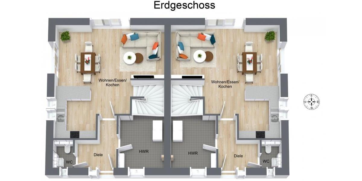 Neubau Doppelhaushälfte in Oldenburg - Ofenerdiek zu vermieten 4 zimmer