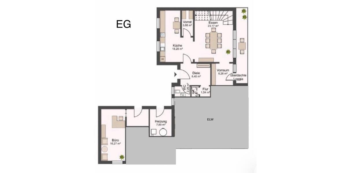 Einfamilienhaus Edewecht - 5 Zimmer, 190 m&sup2;, 1.690&euro; | Angebot:26229520