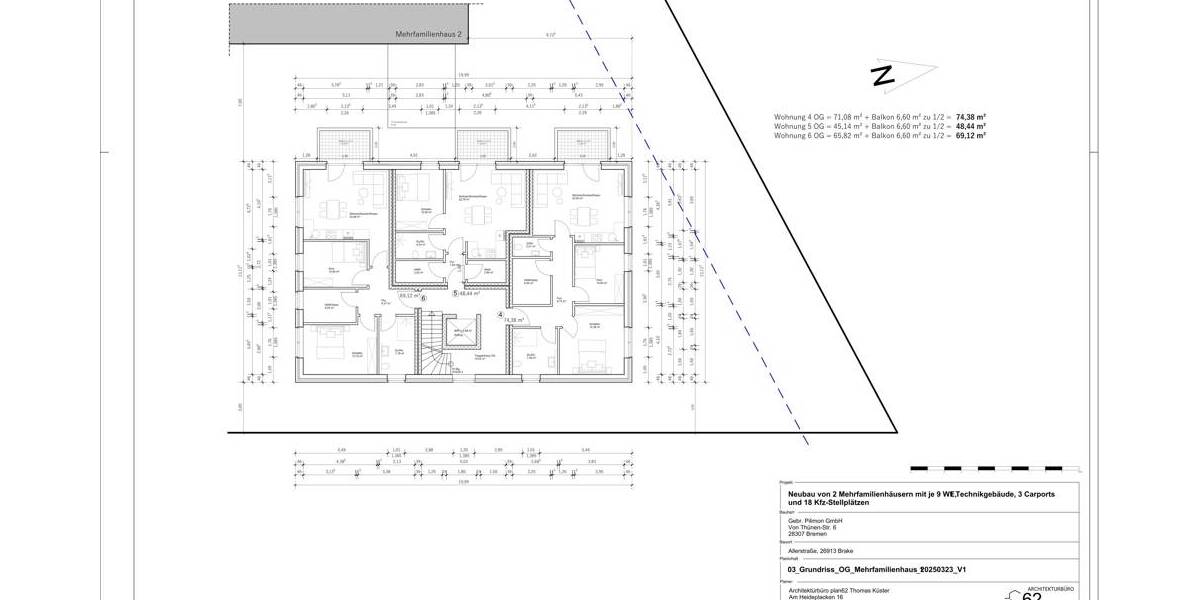 Zentral. Modern. Komfortabel. - 2 ZKB-Eigentumswohnung im Neubauprojekt in Brake 2 zimmer