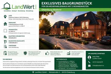 Grundstück Oldenburg Etzhorn - 1.290.000&euro; | Angebot:26940454