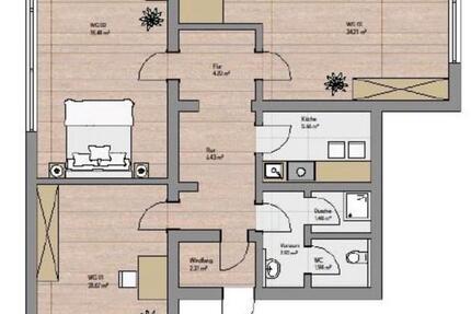 Wohnen mit Charme – 3-Zimmer-Wohnung mit Tageslichtbad & Innenhof