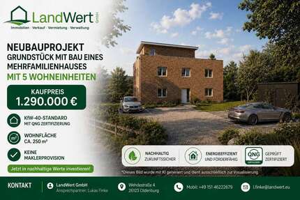 Grundstück Oldenburg Etzhorn - 1.290.000&euro; | Angebot:26940454
