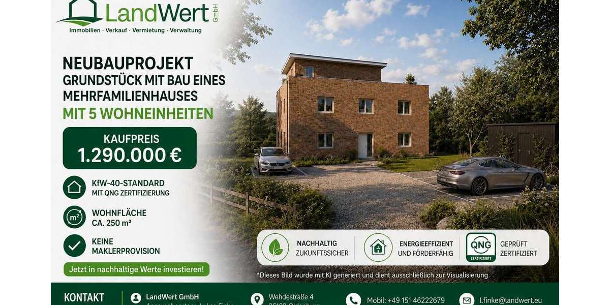 Grundstück Oldenburg Etzhorn - 1.290.000&euro; | Angebot:26940454