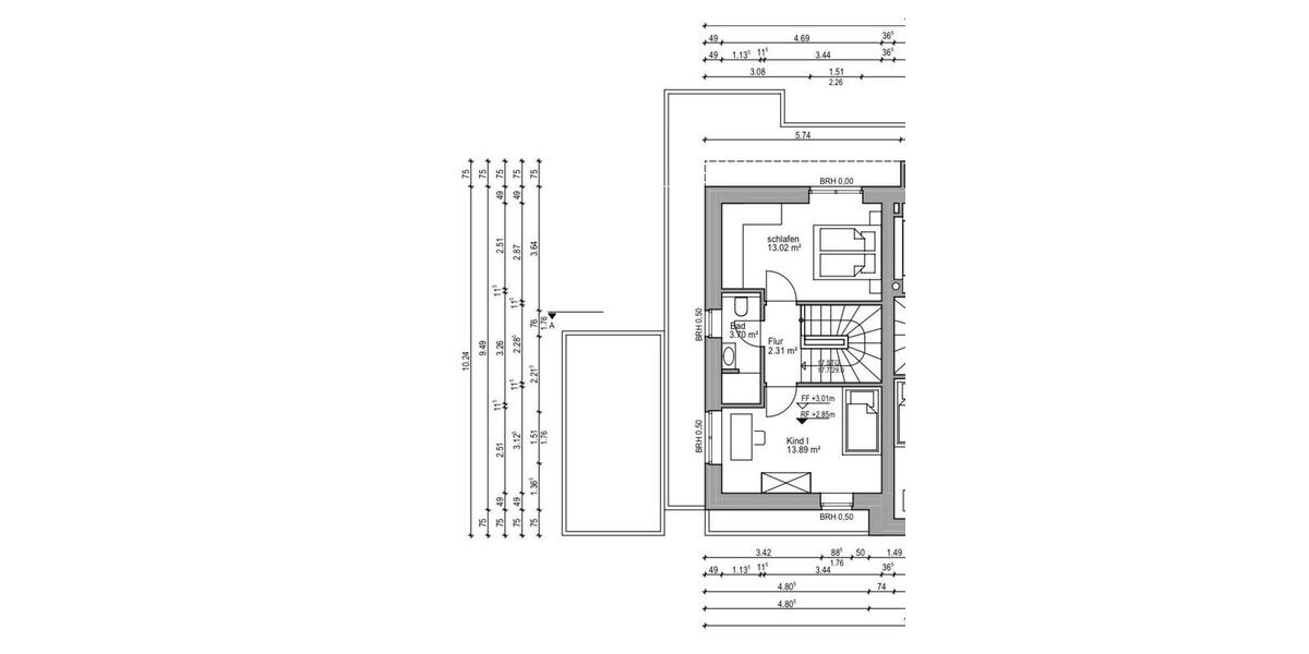 Doppelhaushälfte Garrel - 3 Zimmer, 80 m&sup2;, 1.000&euro; | Angebot:26051486