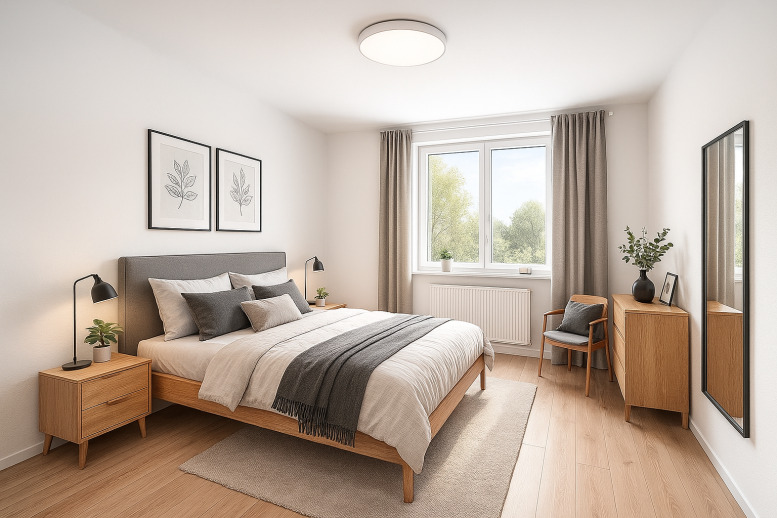 Etagenwohnung Oldenburg Drielaker-Moor - 2 Zimmer, 60 m&sup2;, 995&euro; | Angebot:25782084