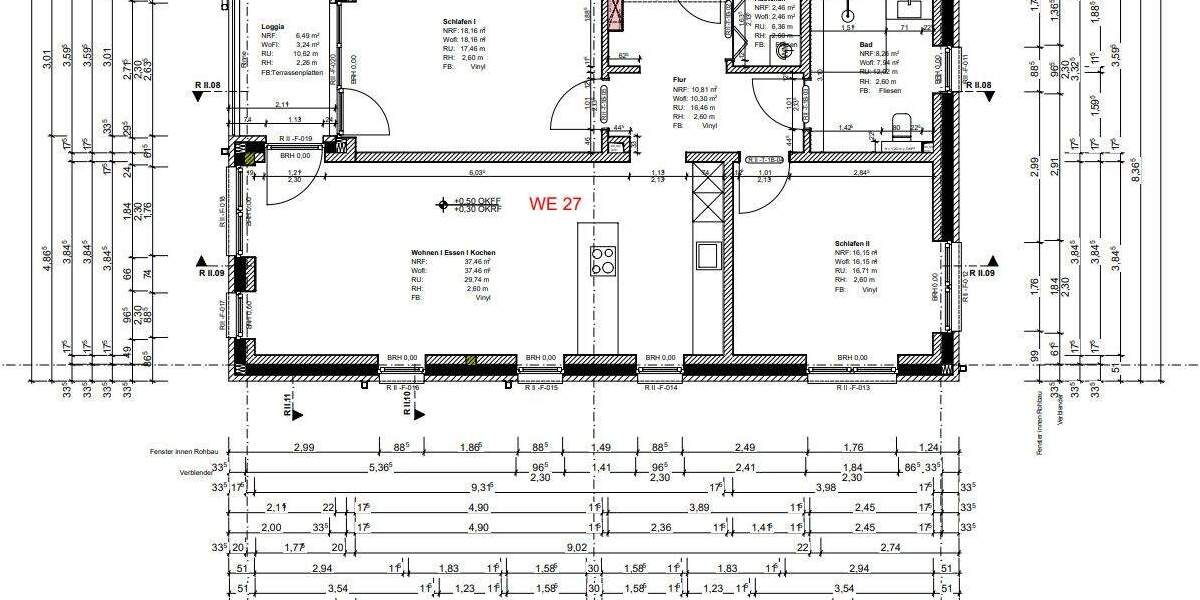Etagenwohnung Oldenburg Bürgerfelde - 3 Zimmer, 95 m&sup2;, 1.435&euro; | Angebot:26804642