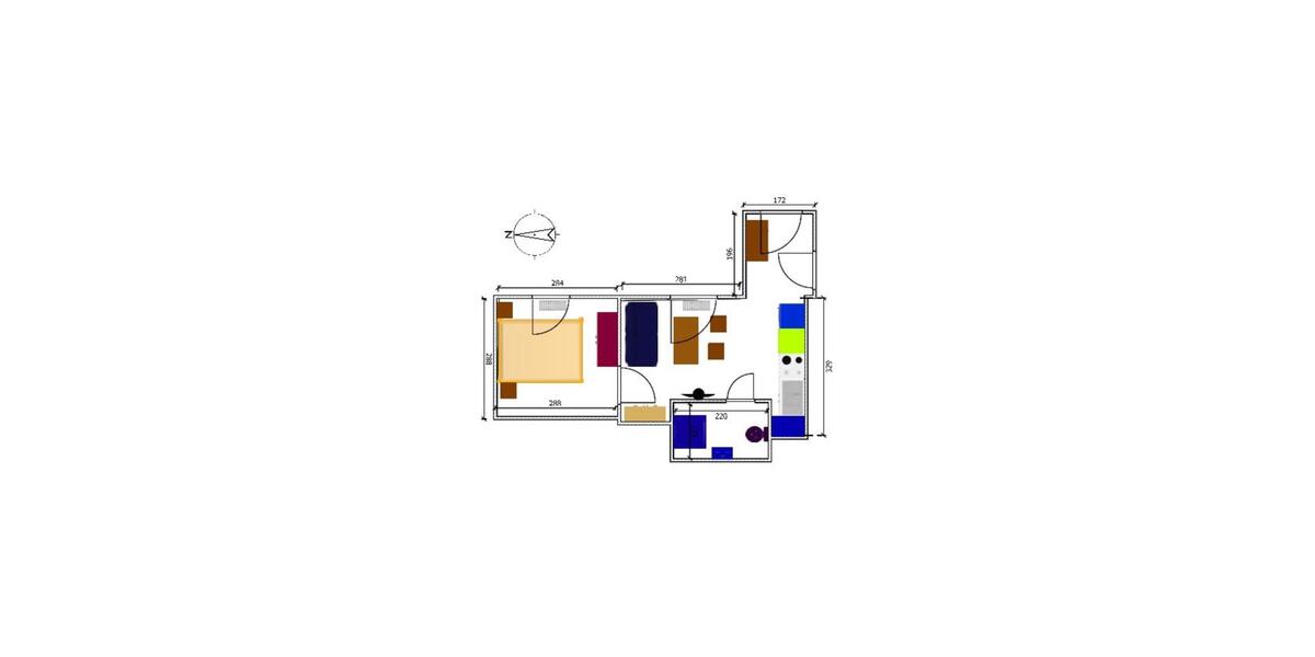 Erdgeschoßwohnung Schwanewede - 2.5 Zimmer, 35 m&sup2;, 370&euro; | Angebot:25045268